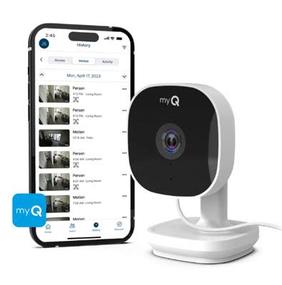 myQ Smart Indoor + Outdoor Camera Subscription and Hub